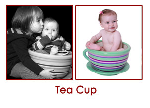 baby in teacup